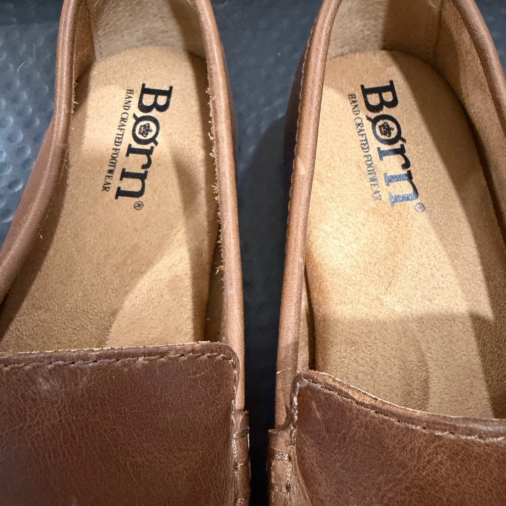 Men’s leather loafers by Born - Picture 4 of 5